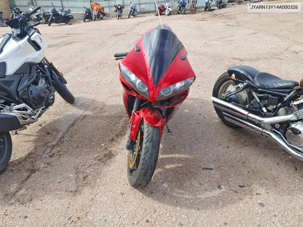 2004 Yamaha Yzfr1 C VIN: JYARN13Y14A000326 Lot: 54556416