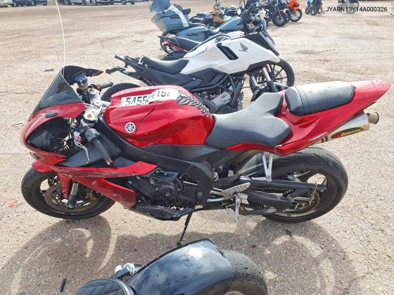 2004 Yamaha Yzfr1 C VIN: JYARN13Y14A000326 Lot: 54556416