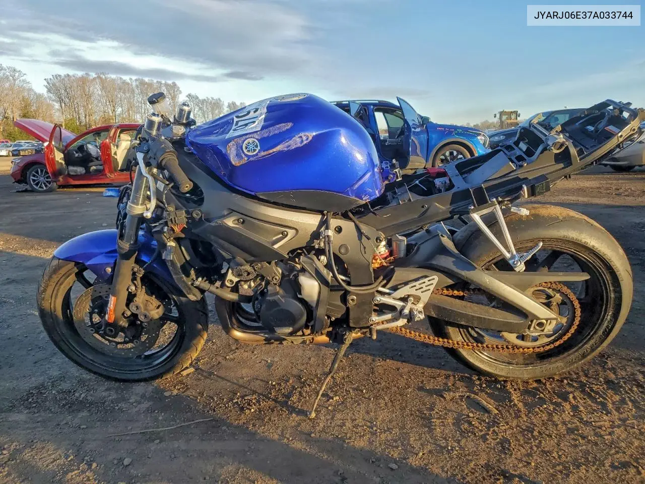 2007 Yamaha Yzfr6 S VIN: JYARJ06E37A033744 Lot: 97999825
