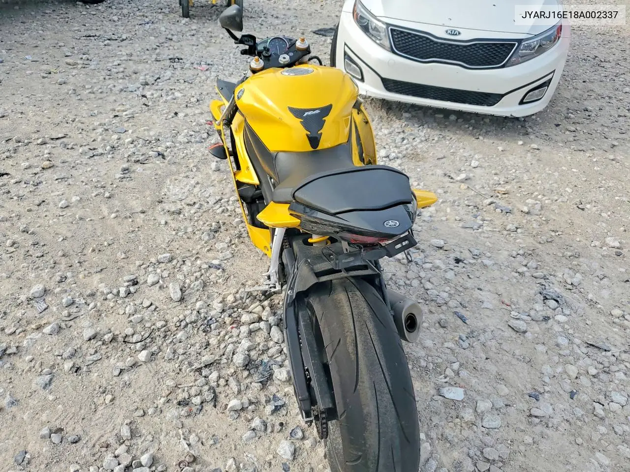 2008 Yamaha Yzfr6 VIN: JYARJ16E18A002337 Lot: 56316176