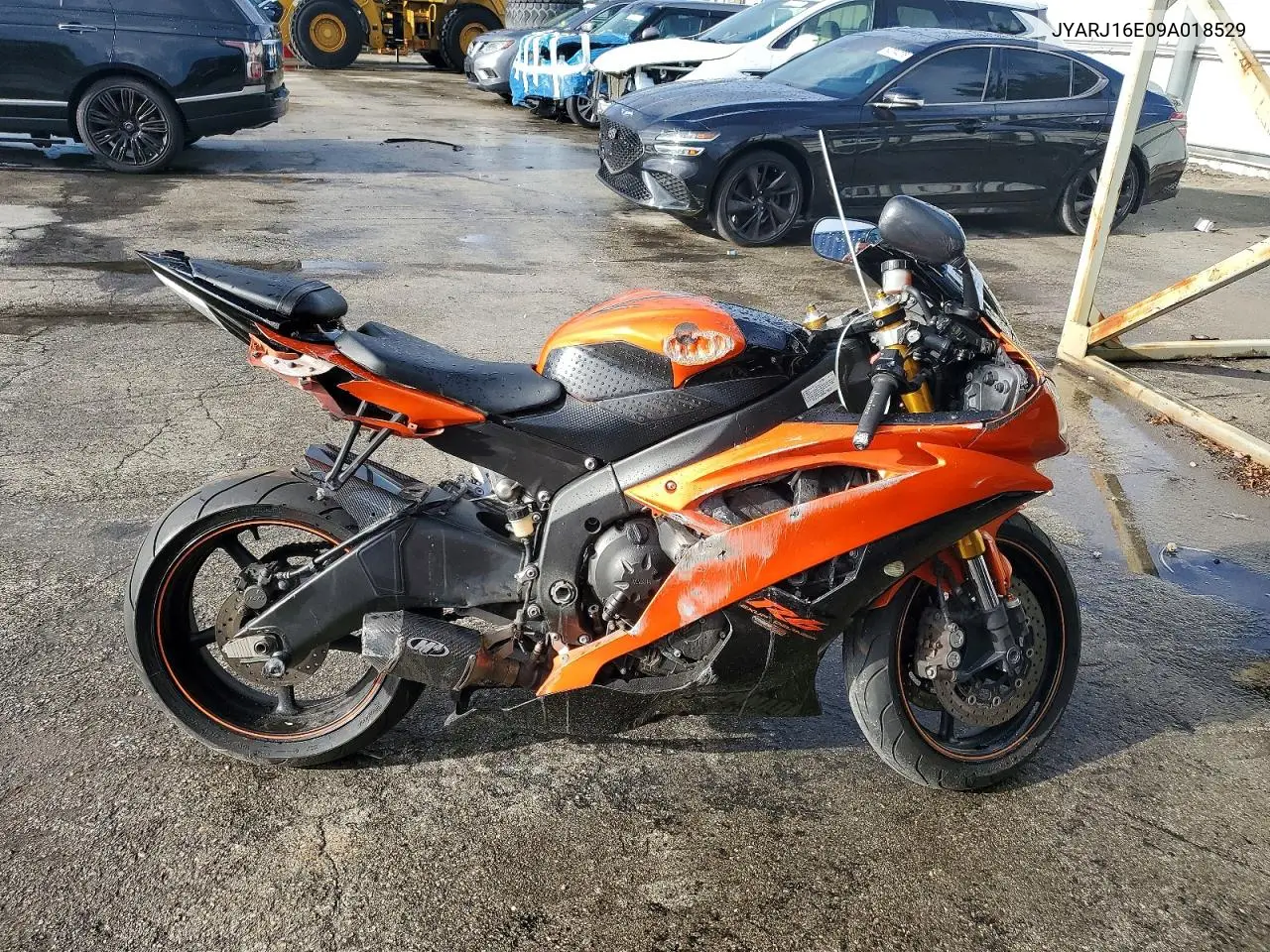 2009 Yama Yzfr6 VIN: JYARJ16E09A018529 Lot: 53928006