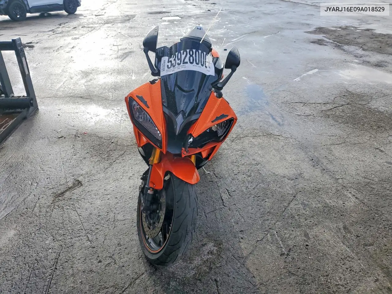 2009 Yama Yzfr6 VIN: JYARJ16E09A018529 Lot: 53928006