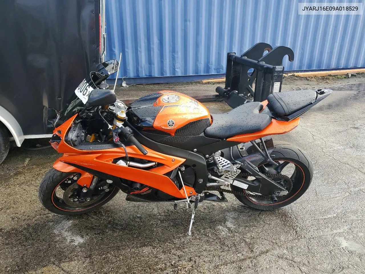 2009 Yama Yzfr6 VIN: JYARJ16E09A018529 Lot: 53928006