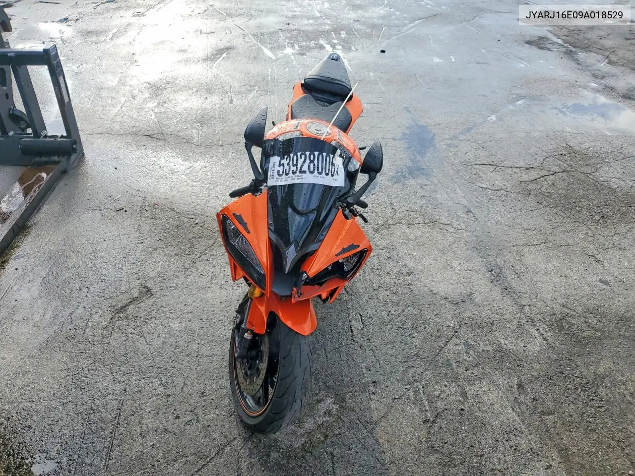 2009 Yama Yzfr6 VIN: JYARJ16E09A018529 Lot: 53928006