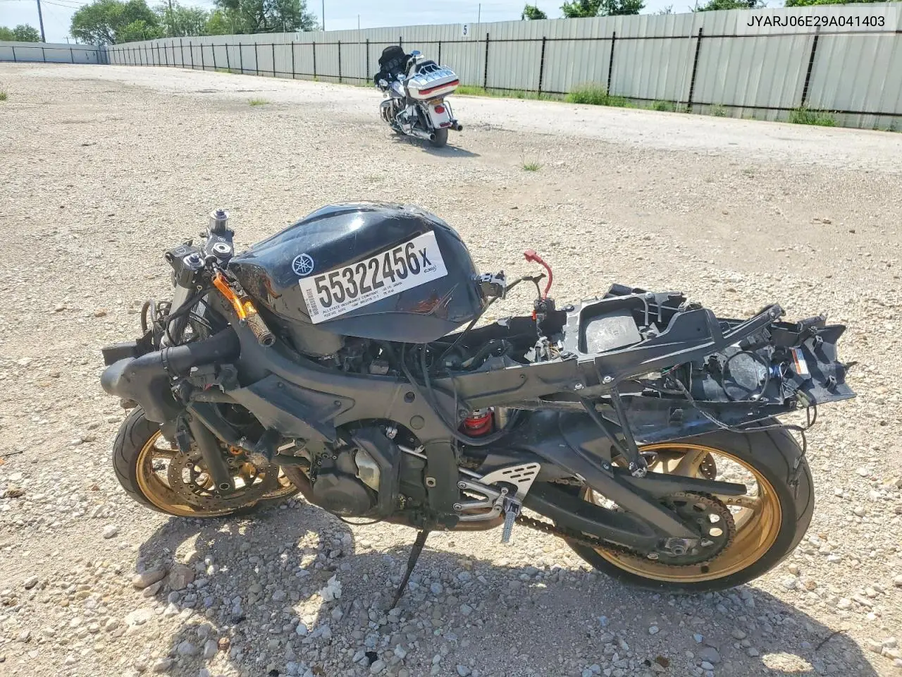 2009 Yamaha Yzfr6 S VIN: JYARJ06E29A041403 Lot: 55322456