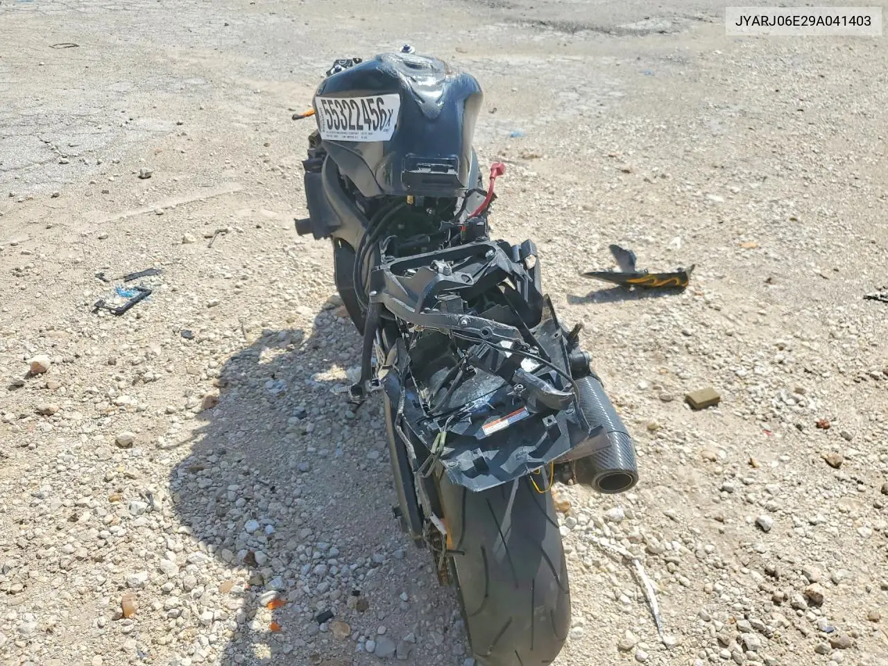 2009 Yamaha Yzfr6 S VIN: JYARJ06E29A041403 Lot: 55322456