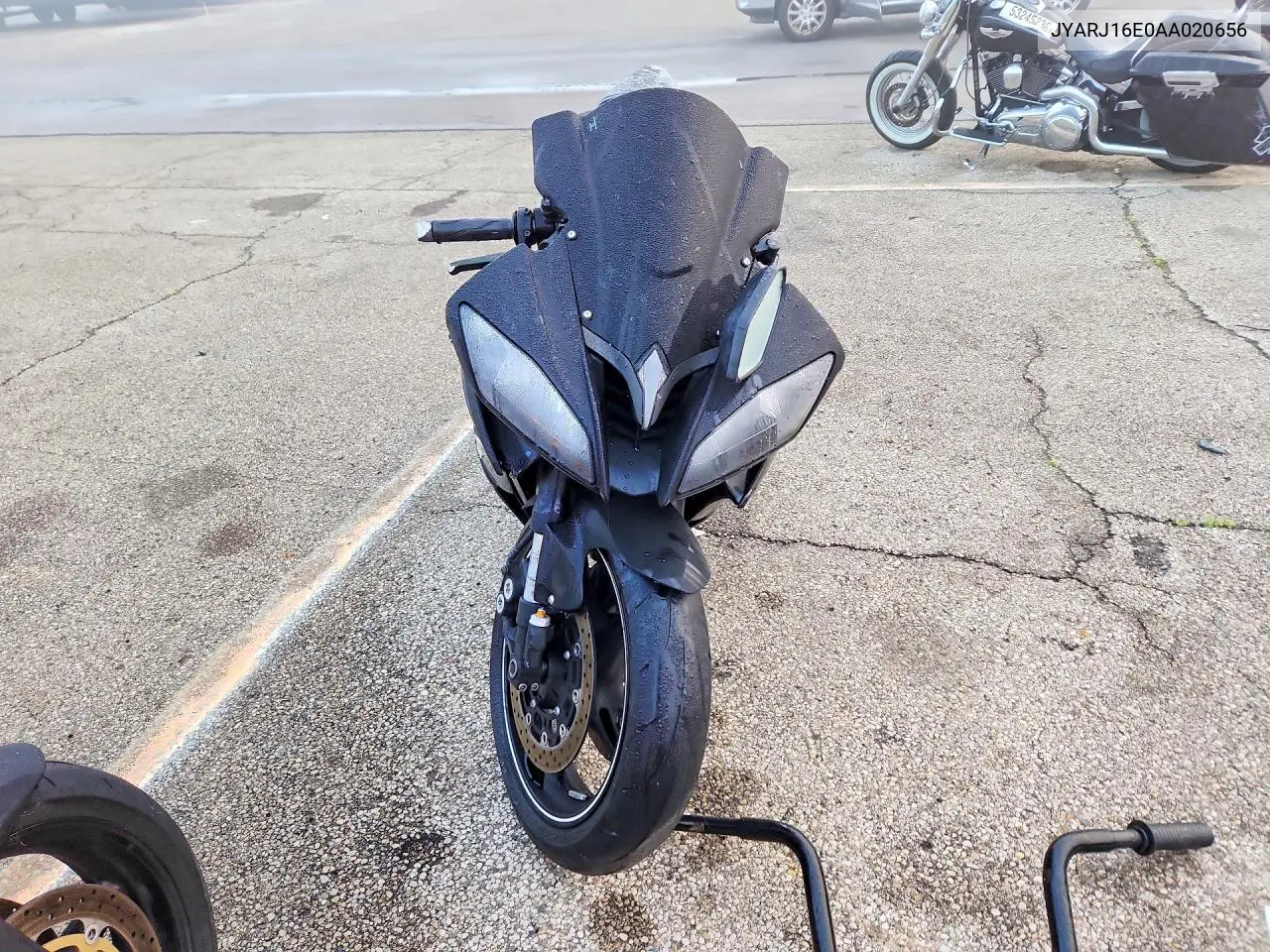2010 Yamaha Yzfr6 VIN: JYARJ16E0AA020656 Lot: 55057226