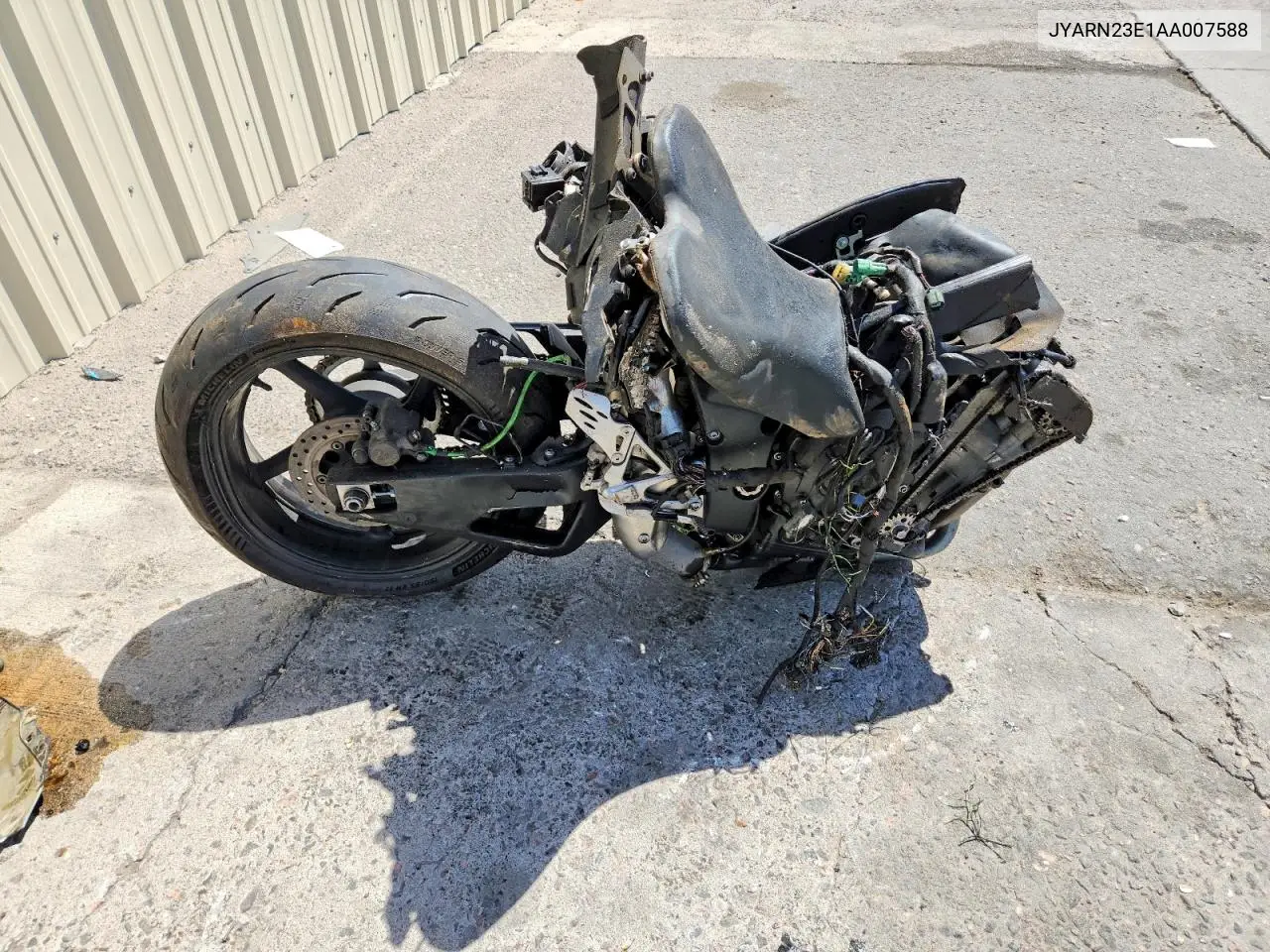 2010 Yamaha Yzfr1 VIN: JYARN23E1AA007588 Lot: 58251736