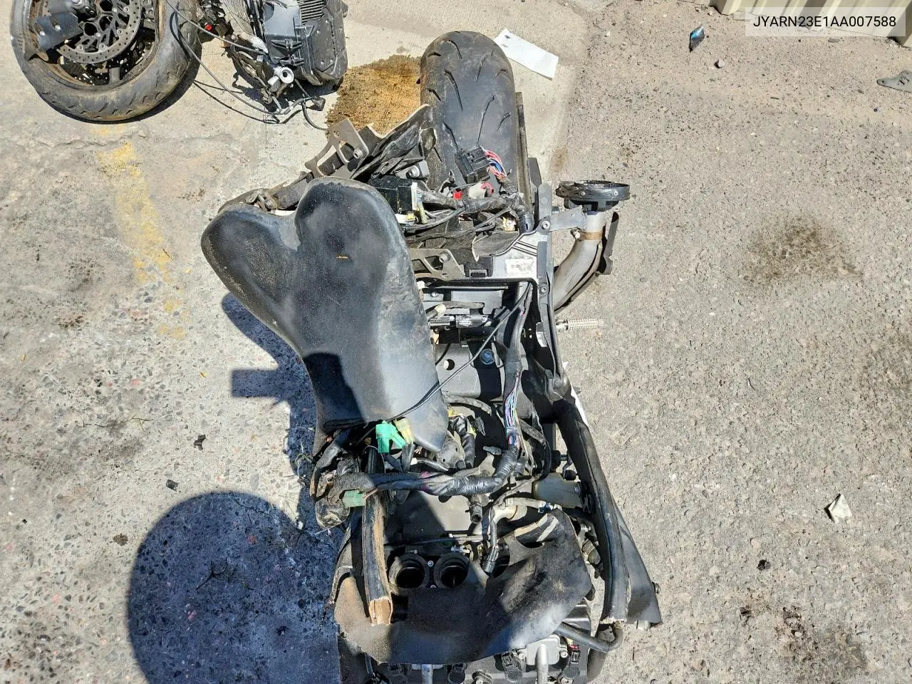 2010 Yamaha Yzfr1 VIN: JYARN23E1AA007588 Lot: 58251736