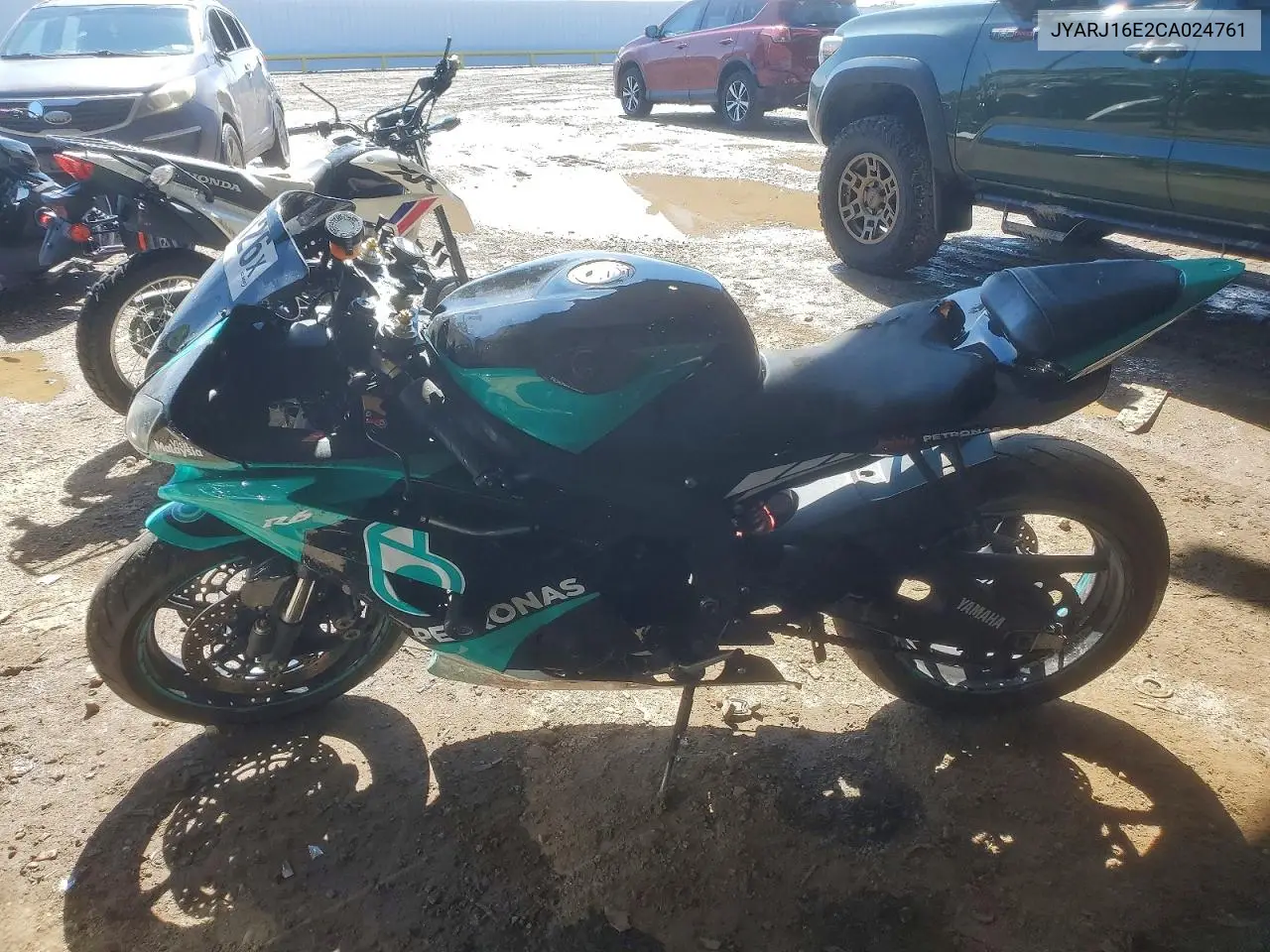 2012 Yamaha Yzfr6 VIN: JYARJ16E2CA024761 Lot: 54544026