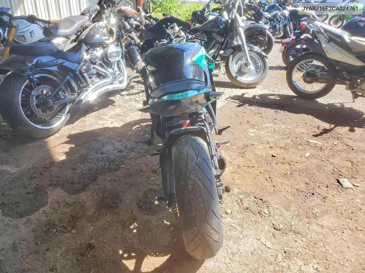 2012 Yamaha Yzfr6 VIN: JYARJ16E2CA024761 Lot: 54544026