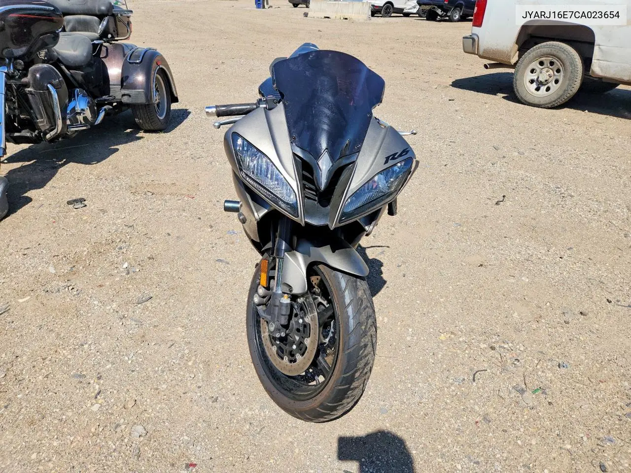 2012 Yamaha Yzfr6 VIN: JYARJ16E7CA023654 Lot: 56044266