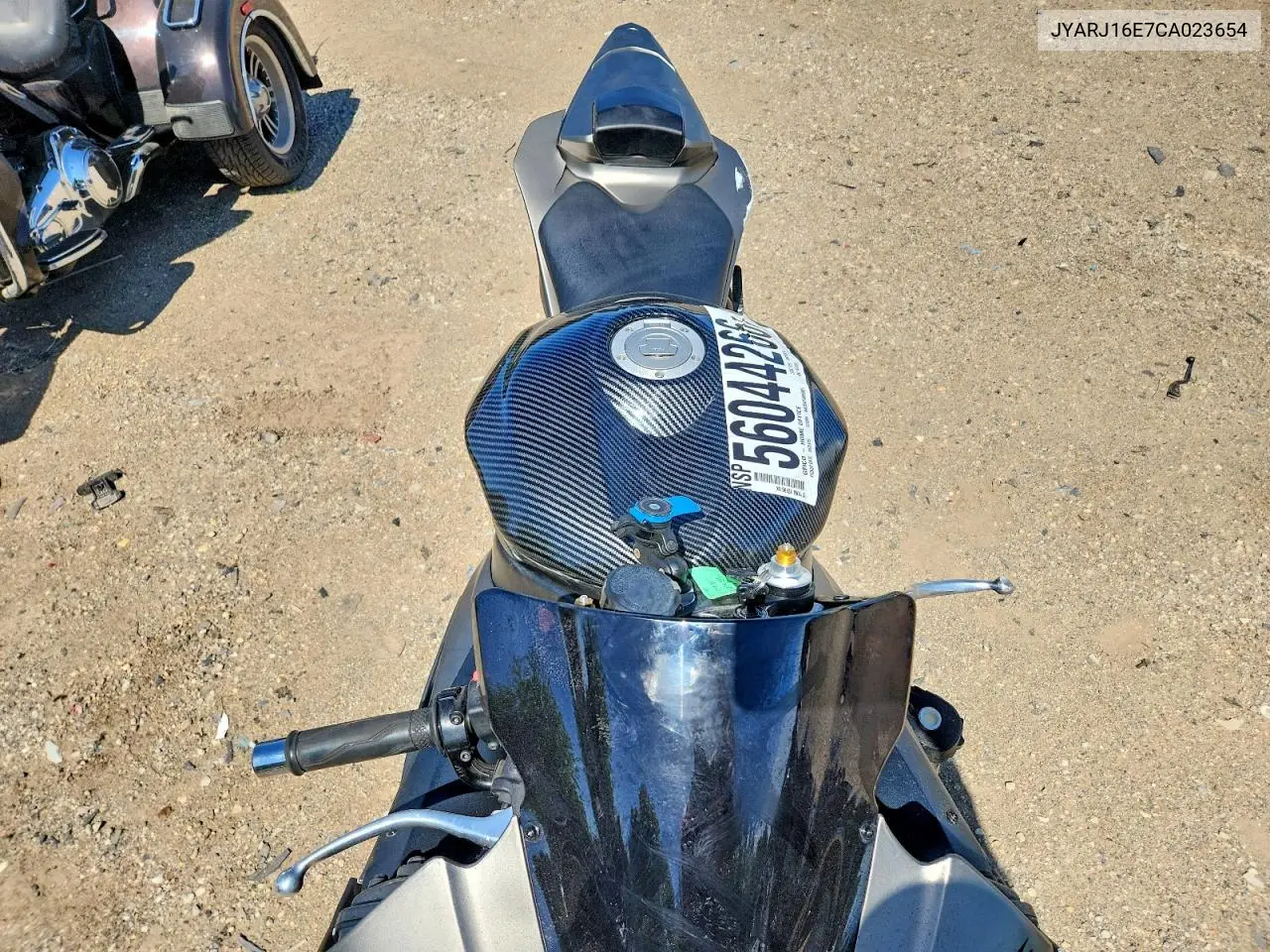 2012 Yamaha Yzfr6 VIN: JYARJ16E7CA023654 Lot: 56044266
