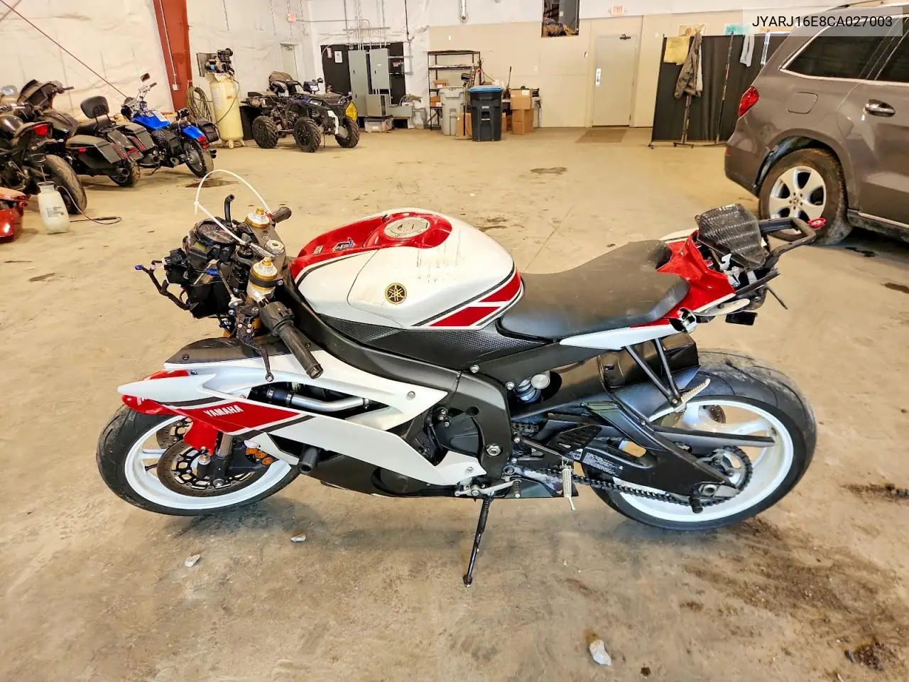 2012 Yamaha Yzfr6 VIN: JYARJ16E8CA027003 Lot: 58394476