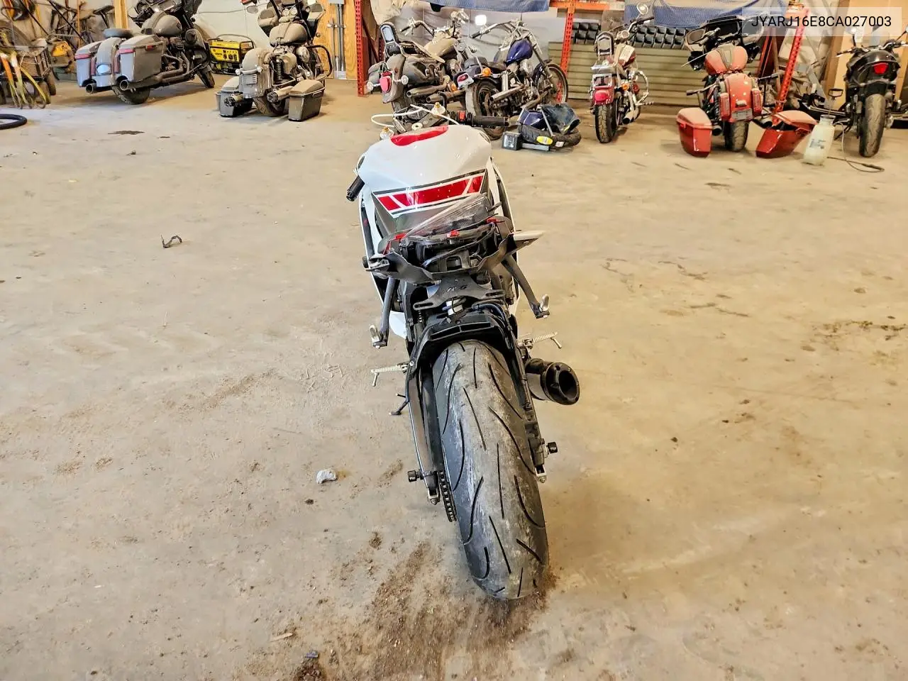 2012 Yamaha Yzfr6 VIN: JYARJ16E8CA027003 Lot: 58394476