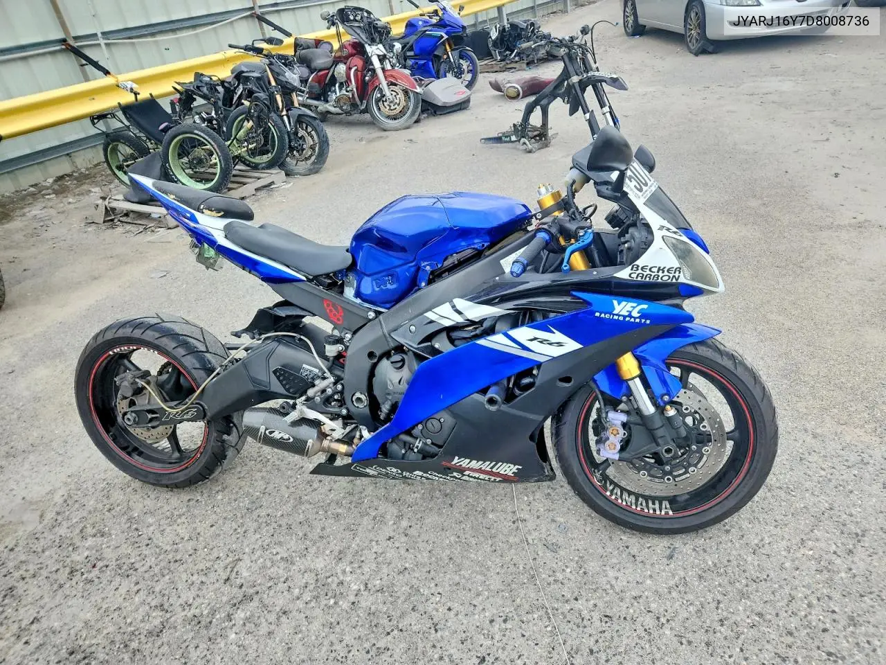 2013 Yamaha Yzf-R6 C VIN: JYARJ16Y7DA006736 Lot: 50795416