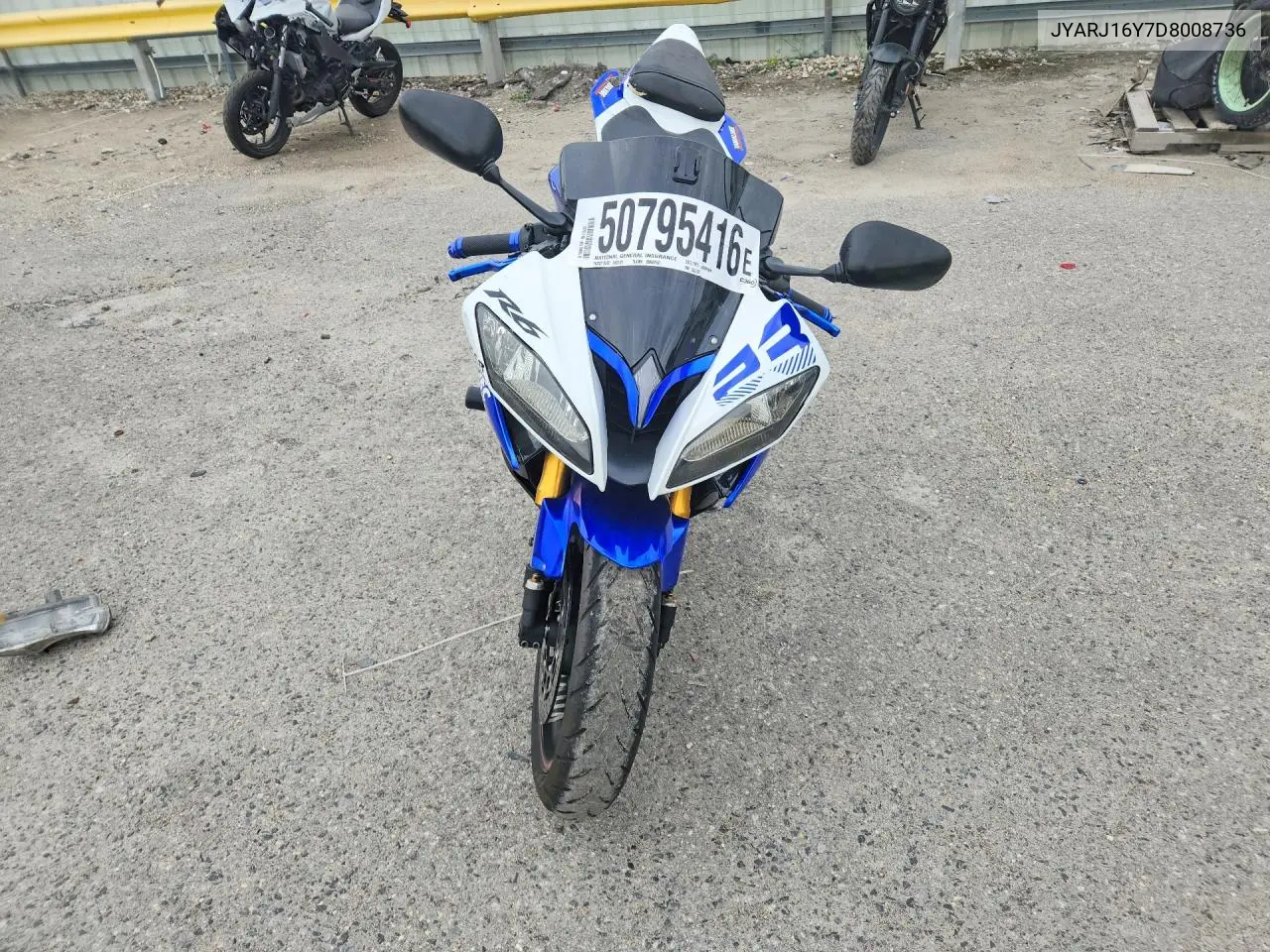 2013 Yamaha Yzf-R6 C VIN: JYARJ16Y7DA006736 Lot: 50795416