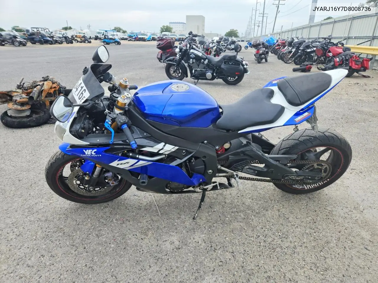 2013 Yamaha Yzf-R6 C VIN: JYARJ16Y7DA006736 Lot: 50795416