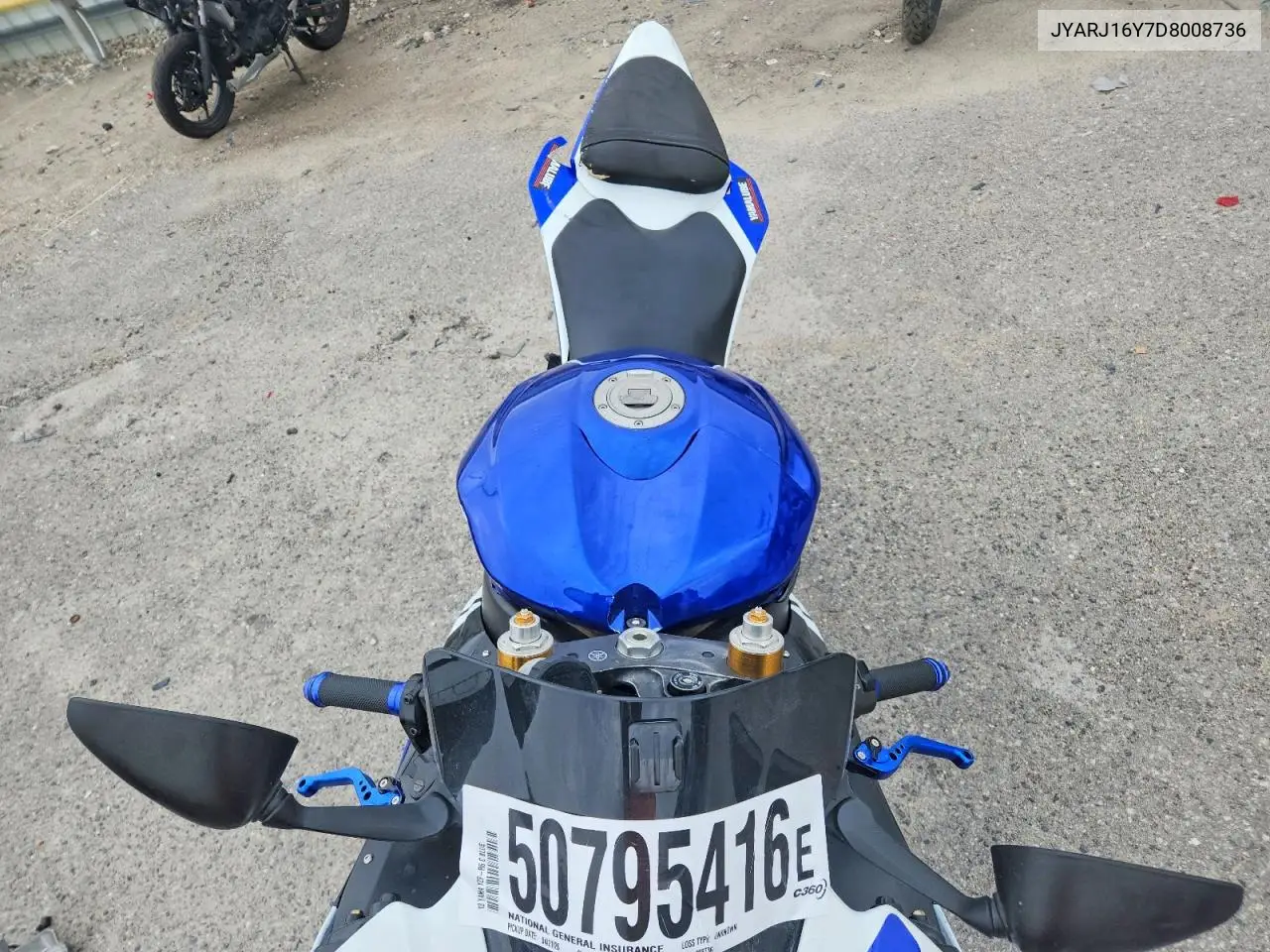 2013 Yamaha Yzf-R6 C VIN: JYARJ16Y7DA006736 Lot: 50795416