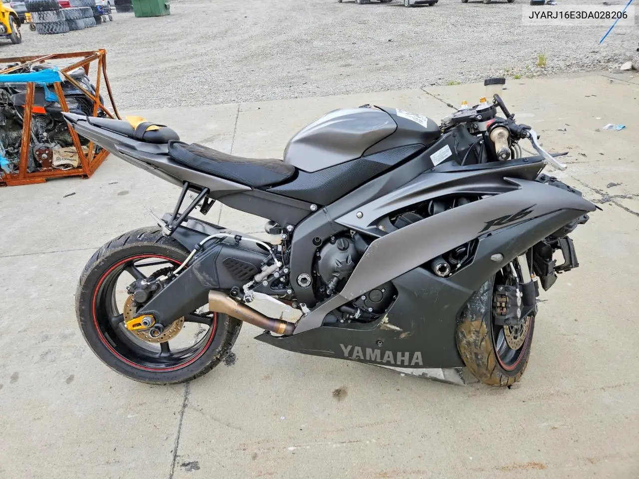 2013 Yamaha Yzfr6 VIN: JYARJ16E3DA028206 Lot: 53031186