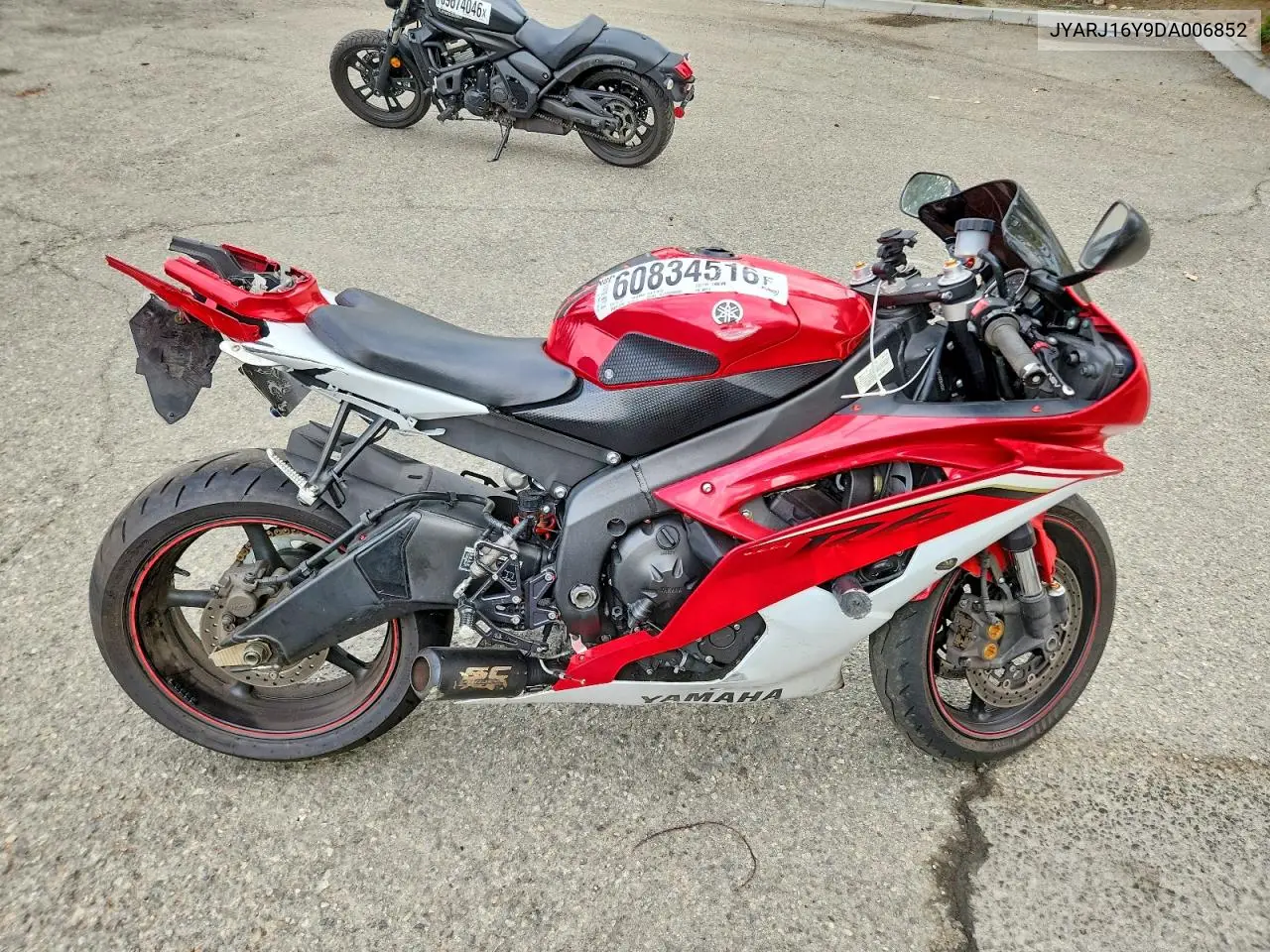 2013 Yamaha Yzfr6 C VIN: JYARJ16Y9DA006852 Lot: 60834516