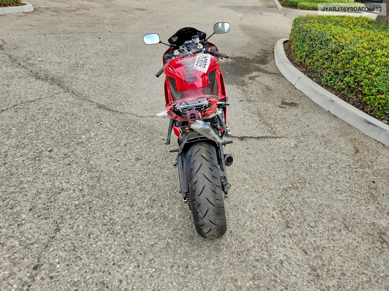2013 Yamaha Yzfr6 C VIN: JYARJ16Y9DA006852 Lot: 60834516