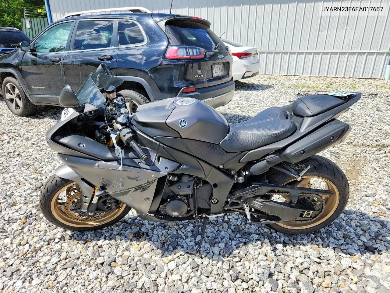 2014 Yamaha Yzfr1 VIN: JYARN23E6EA017667 Lot: 58209856