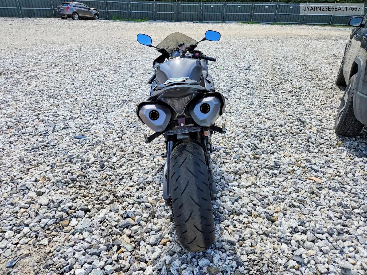 2014 Yamaha Yzfr1 VIN: JYARN23E6EA017667 Lot: 58209856