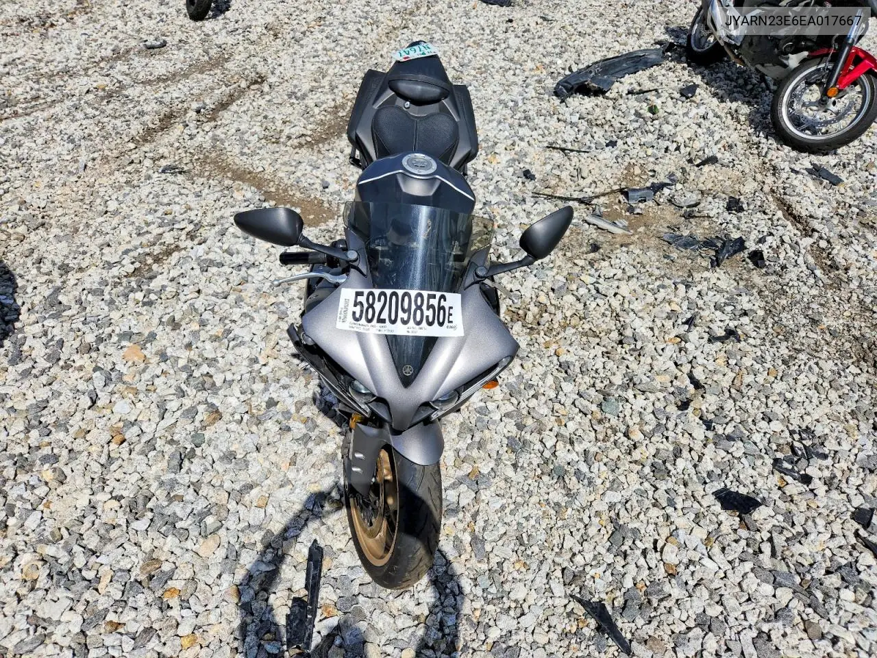 2014 Yamaha Yzfr1 VIN: JYARN23E6EA017667 Lot: 58209856