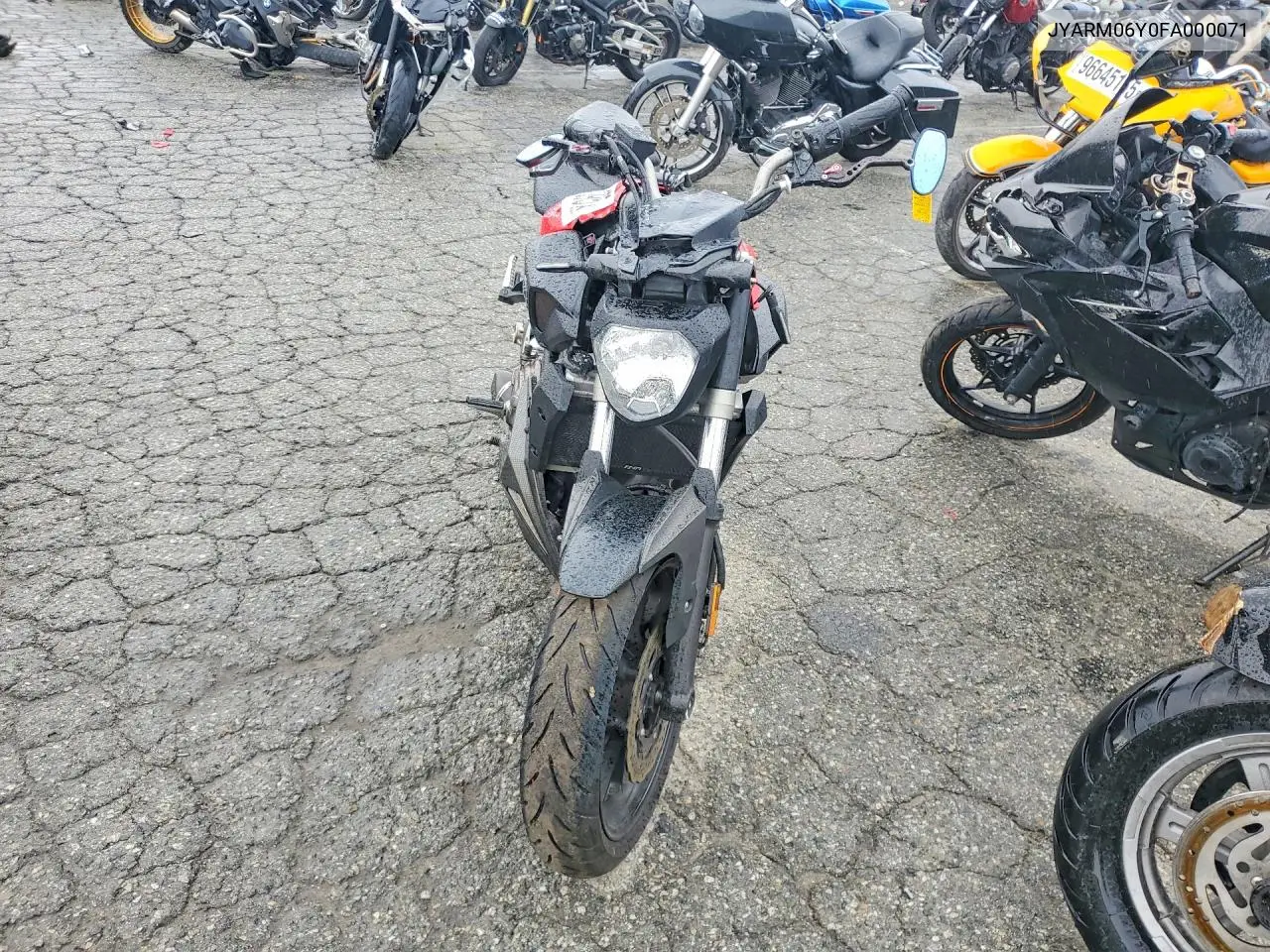2015 Yamaha Fz07 C VIN: JYARM06Y0FA000071 Lot: 77341095