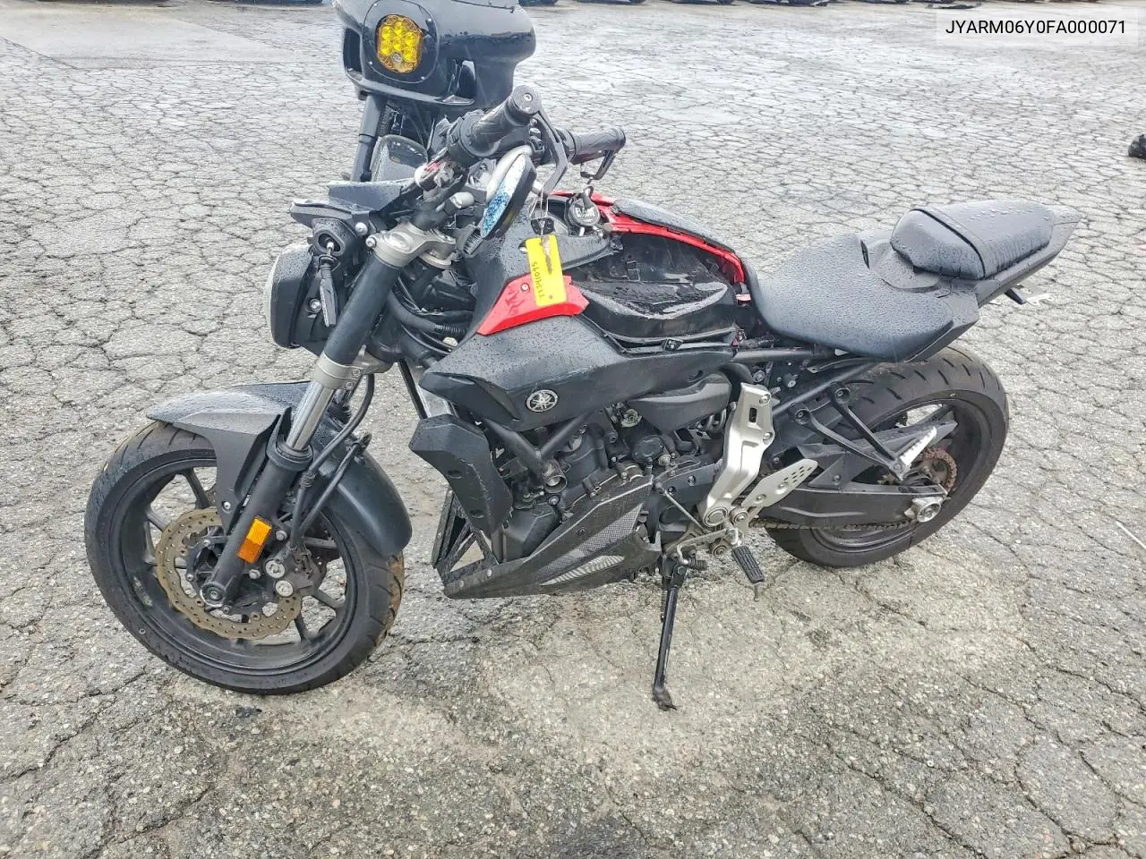 2015 Yamaha Fz07 C VIN: JYARM06Y0FA000071 Lot: 77341095