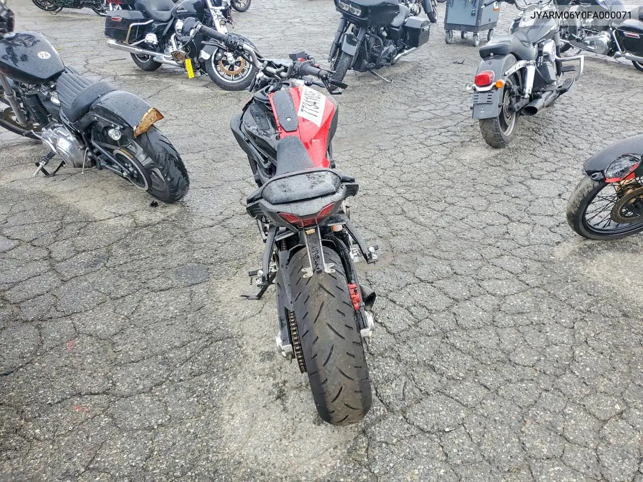 2015 Yamaha Fz07 C VIN: JYARM06Y0FA000071 Lot: 77341095