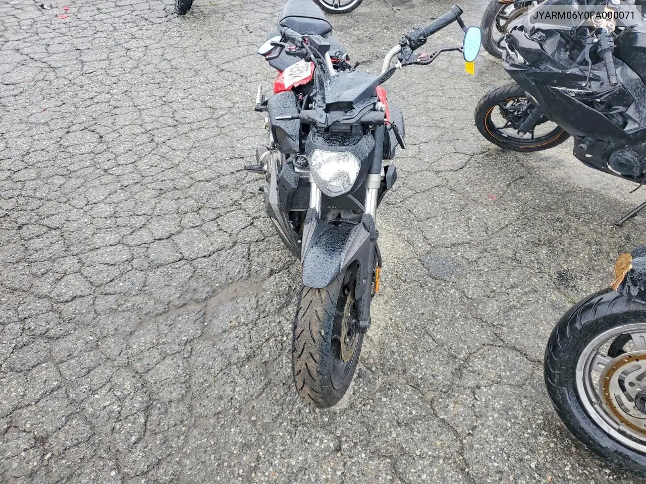 2015 Yamaha Fz07 C VIN: JYARM06Y0FA000071 Lot: 77341095