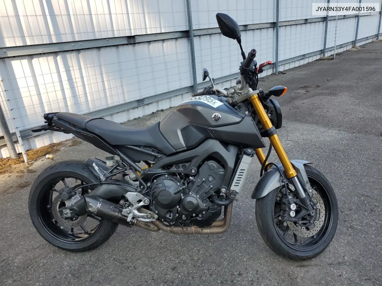 2015 Yamaha Fz09 C VIN: JYARN33Y4FA001596 Lot: 81458295