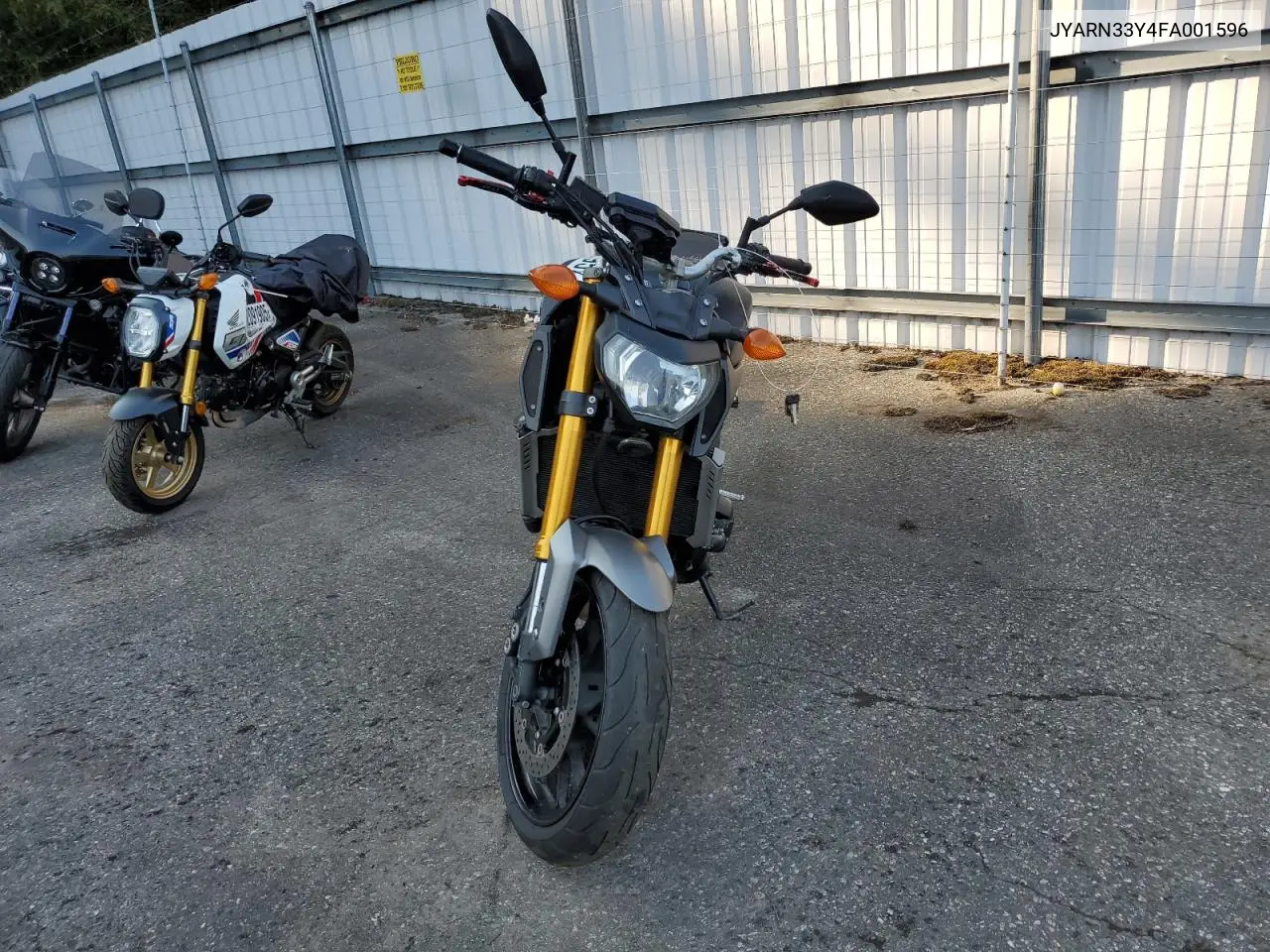 2015 Yamaha Fz09 C VIN: JYARN33Y4FA001596 Lot: 81458295