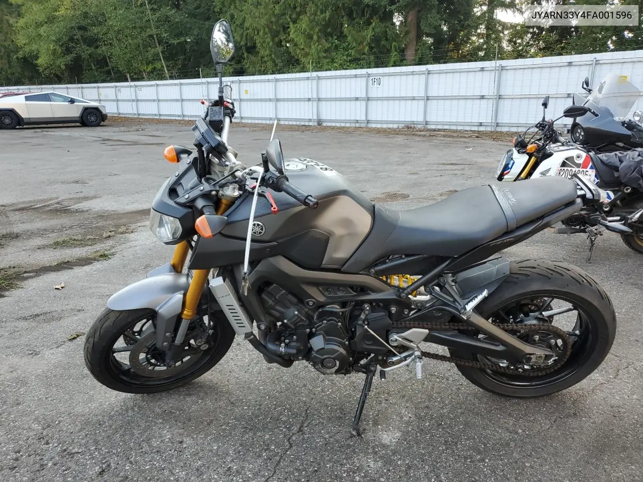 2015 Yamaha Fz09 C VIN: JYARN33Y4FA001596 Lot: 81458295