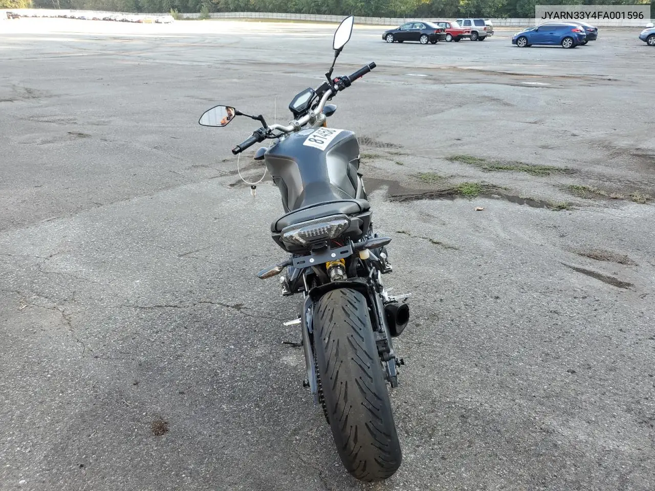 2015 Yamaha Fz09 C VIN: JYARN33Y4FA001596 Lot: 81458295