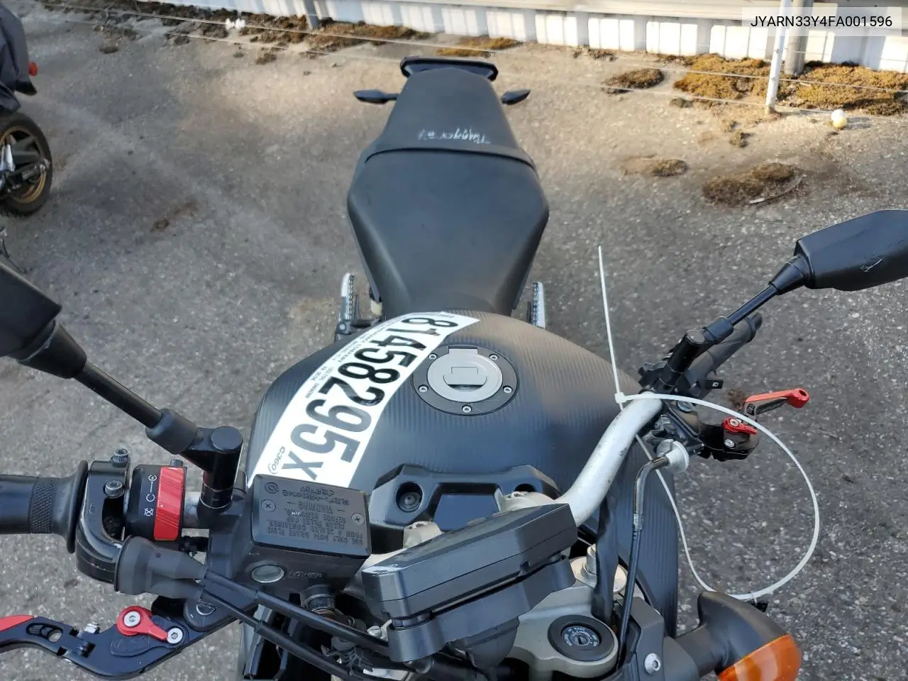 2015 Yamaha Fz09 C VIN: JYARN33Y4FA001596 Lot: 81458295