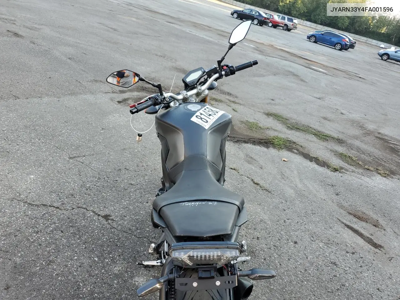 2015 Yamaha Fz09 C VIN: JYARN33Y4FA001596 Lot: 81458295