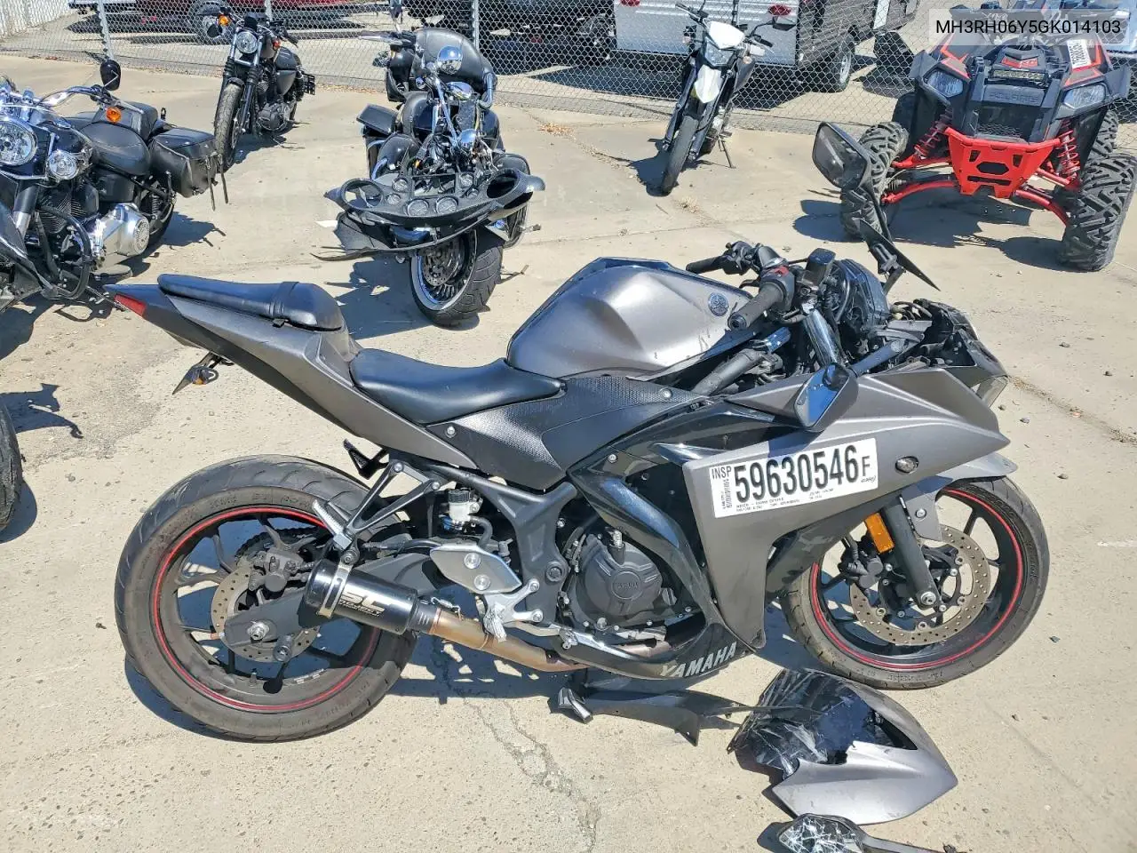 2016 Yamaha Yzfr3 VIN: MH3RH06Y5GK014103 Lot: 59630546