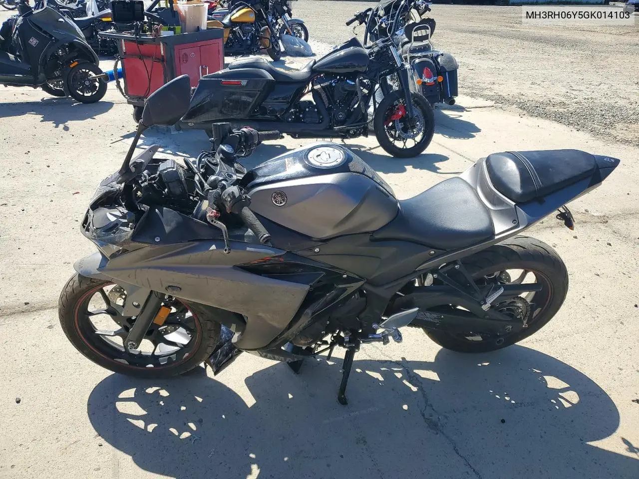 2016 Yamaha Yzfr3 VIN: MH3RH06Y5GK014103 Lot: 59630546