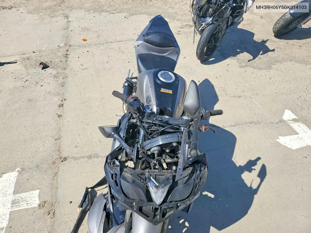2016 Yamaha Yzfr3 VIN: MH3RH06Y5GK014103 Lot: 59630546