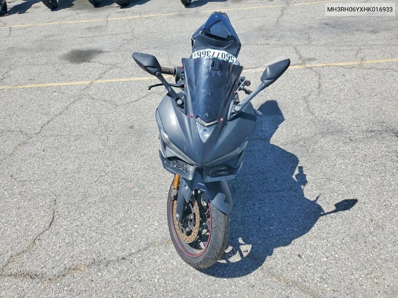 2017 Yamaha Yzfr3 VIN: MH3RH06YXHK016933 Lot: 56077366