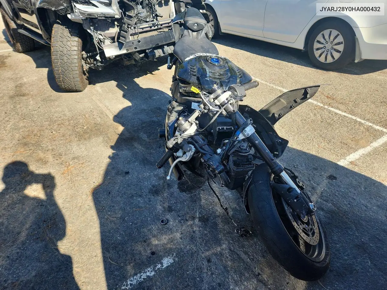 2017 Yamaha Yzfr6 C VIN: JYARJ28Y0HA000432 Lot: 60167636