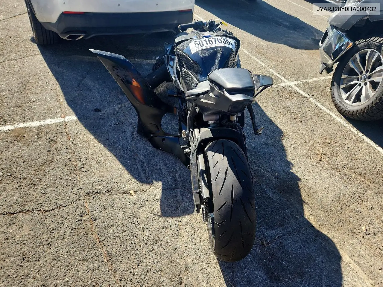2017 Yamaha Yzfr6 C VIN: JYARJ28Y0HA000432 Lot: 60167636