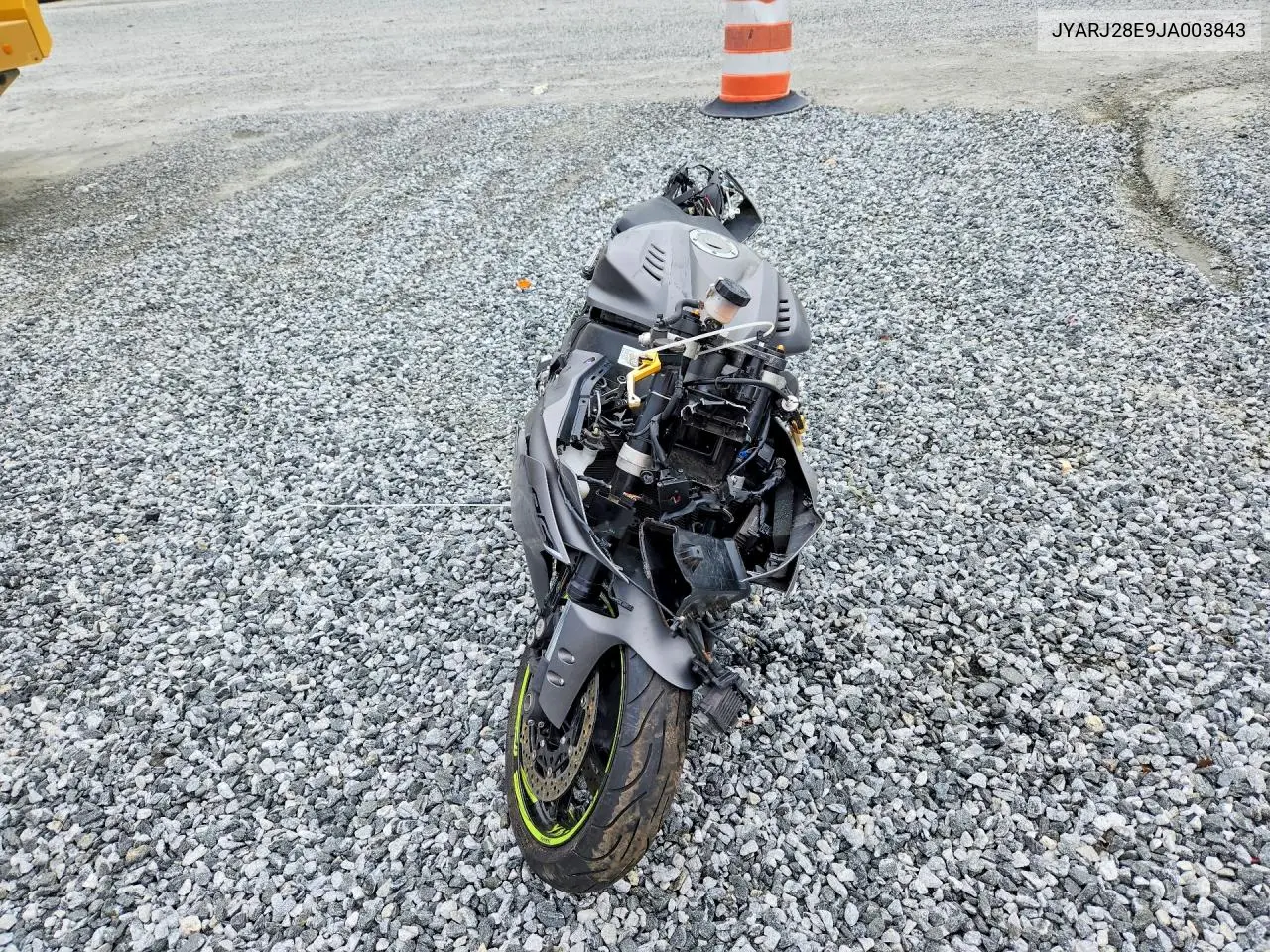 2018 Yamaha Yzfr6 VIN: JYARJ28E9JA003843 Lot: 55145206