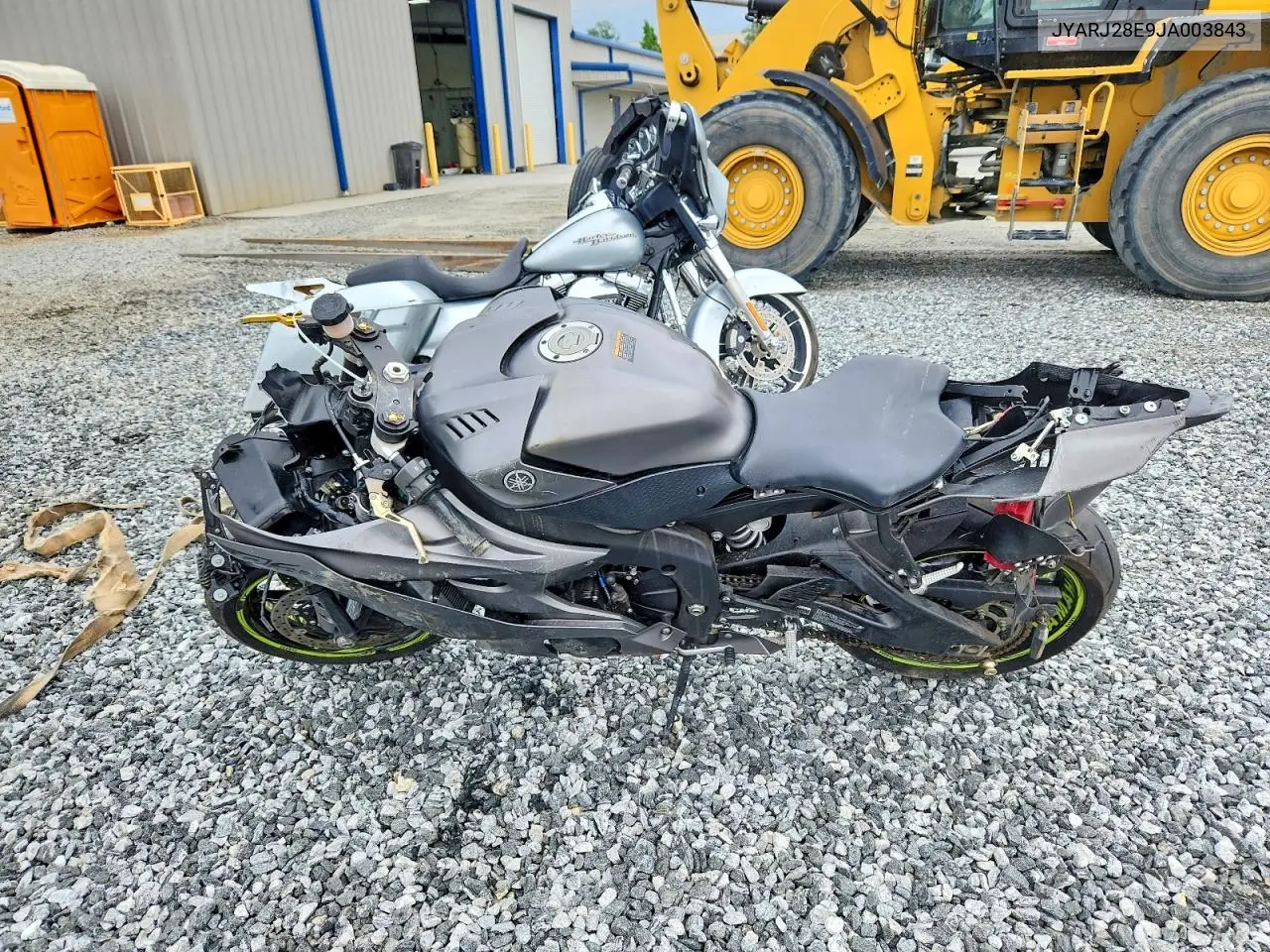 2018 Yamaha Yzfr6 VIN: JYARJ28E9JA003843 Lot: 55145206