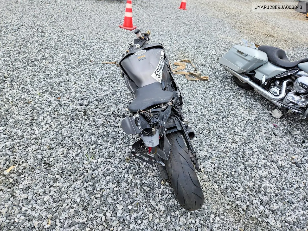 2018 Yamaha Yzfr6 VIN: JYARJ28E9JA003843 Lot: 55145206