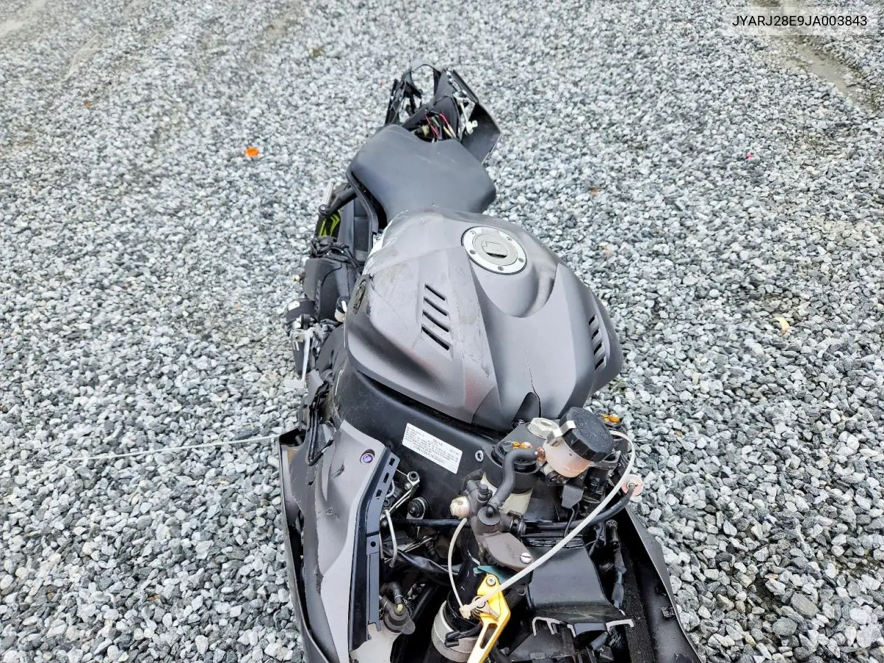 2018 Yamaha Yzfr6 VIN: JYARJ28E9JA003843 Lot: 55145206