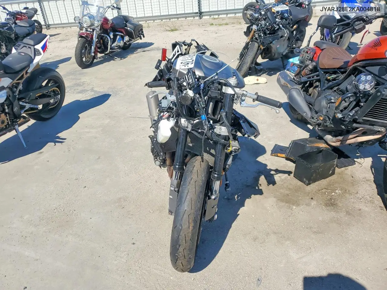2019 Yamaha Yzfr6 VIN: JYARJ28E2KA004818 Lot: 47061176